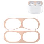 For Apple AirPods Pro Wireless Earphone Protective Case Metal Protective Sticker(Flesh Color)