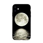 For iPhone 11 Pro Max Painted Pattern Soft TPU Protective Case(Moon)