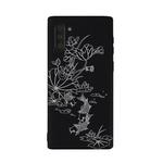 For Galaxy Note 10 Painted Pattern Soft TPU Protective Case(Lotus Pond)