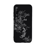 For Huawei Nova 5i Painted Pattern Soft TPU Protective Case(Lotus Pond)