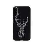 For Huawei Honor 20 Painted Pattern Soft TPU Protective Case(Elk)