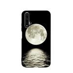 For Huawei Honor 20 Painted Pattern Soft TPU Protective Case(Moon)