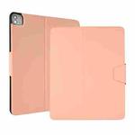 For iPad Pro 12.9 2022 / 2021 Electric Pressed Texture Horizontal Flip Leather Tablet Case with Holder & Pen Slot(Pink)