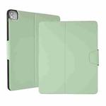 For iPad Pro 12.9 2022 / 2021 Electric Pressed Texture Horizontal Flip Leather Tablet Case with Holder & Pen Slot(Dark Green)