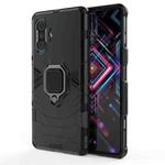 For Xiaomi Redmi K40 Gaming Shockproof PC + TPU Protective Case with Magnetic Ring Holder(Black)