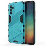 For Samsung Galaxy A82 5G Punk Armor 2 in 1 PC + TPU Shockproof Case with Invisible Holder(Blue)