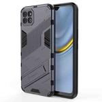 For Honor Play 20 Punk Armor 2 in 1 PC + TPU Shockproof Case with Invisible Holder(Grey)