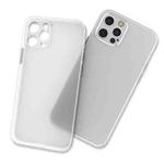 0.3mm Ultra-thin Frosted Soft Case with Detachable Buttons For iPhone 12 Pro Max(Transparent)