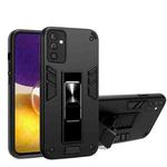 For Samsung Galaxy A82 5G 2 in 1 PC + TPU Shockproof Protective Case with Invisible Holder(Black)