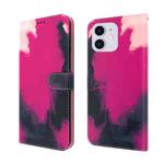 Watercolor Pattern Horizontal Flip Leather Case with Holder & Card Slot & Wallet For iPhone 11(Berry Color)