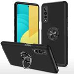 For LG Stylo 7 5G PC + TPU Shockproof Magnetic Protective Case with Invisible Ring Holder(Black)