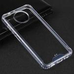 For Xiaomi Redmi Note 9 5G / Note 9T 5G Four-corner Shockproof Transparent TPU + PC Protective Case