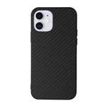For iPhone 11 Carbon Fiber Skin PU + PC + TPU Shockprof Protective Case (Black)