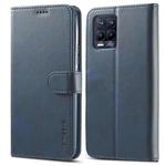 For OPPO Realme 8 / 8 Pro LC.IMEEKE Calf Texture Horizontal Flip Leather Case, with Holder & Card Slots & Wallet(Blue)