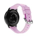 20mm T-shaped Buckle Silicone Watch Band(Purple)