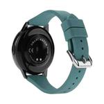 20mm T-shaped Buckle Silicone Watch Band(Pine Needle Green)