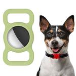 Shockproof Anti-scratch Silicone Case Protective Cover, Style: Animal For AirTag(Avocado Green)