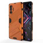 For Xiaomi Redmi K40 Gaming Punk Armor 2 in 1 PC + TPU Shockproof Case with Invisible Holder(Orange)