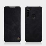 For Xiaomi Redmi Note 8 NILLKIN QIN Series Crazy Horse Texture Horizontal Flip Leather Case, with Card Slot(Black)
