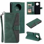 For Xiaomi Mi 10T Lite 5G Stitching Calf Texture Horizontal Flip Leather Case with Holder & Card Slots & Wallet(Green)