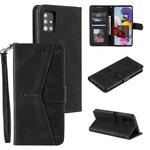 For Xiaomi Mi 10T 5G Stitching Calf Texture Horizontal Flip Leather Case with Holder & Card Slots & Wallet(Black)