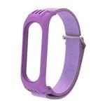 For Xiaomi Mi Band 6 / 5 / 4 / 3 9-shaped Buckle Twill Watch Band(Purple)