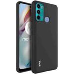 For Motorola Moto G40 Fusion / G60 IMAK UC-3 Series Shockproof Frosted TPU Protective Case(Black)