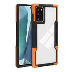 For Samsung Galaxy Note20 TPU + PC + Acrylic 3 in 1 Shockproof Protective Case(Orange)