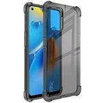 For OPPO F19 4G / A74 4G IMAK All-inclusive Shockproof Airbag TPU Case with Screen Protector(Transparent Black)