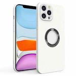 For iPhone 11 PU+PC+TPU Mobile Phone Protective Case (White)