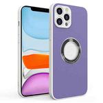 For iPhone 11 PU+PC+TPU Mobile Phone Protective Case (Purple)