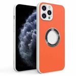 For iPhone 11 Pro PU+PC+TPU Mobile Phone Protective Case (Orange)