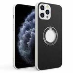 For iPhone 11 Pro PU+PC+TPU Mobile Phone Protective Case (Black)