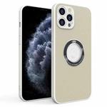 For iPhone 11 Pro PU+PC+TPU Mobile Phone Protective Case (Beige)