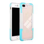 TPU + PC + Acrylic 3 in 1 Shockproof Protective Case For iPhone 8 Plus / 7 Plus(Sky Blue)