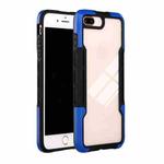 TPU + PC + Acrylic 3 in 1 Shockproof Protective Case For iPhone 8 Plus / 7 Plus(Blue)