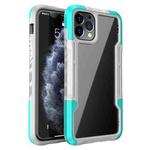 For iPhone 12 / 12 Pro TPU + PC + Acrylic 3 in 1 Shockproof Protective Case(Sky Blue)