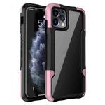 For iPhone 12 / 12 Pro TPU + PC + Acrylic 3 in 1 Shockproof Protective Case(Pink)