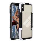 TPU + PC + Acrylic 3 in 1 Shockproof Protective Case For iPhone XS / X(White)