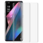 For OPPO Find X3 / X3 Pro 2 PCS 3D Curved Silk-screen PET Full Coverage Protective Film(Transparent)