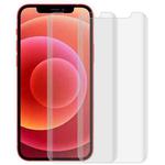 For iPhone 12 mini 2pcs 3D Curved Silk-screen PET Full Coverage Protective Film(Transparent)