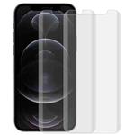 For iPhone 12 / 12 Pro 2pcs 3D Curved Silk-screen PET Full Coverage Protective Film(Transparent)