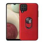 For Samsung Galaxy A12 360 Rotary Multifunctional Stent PC+TPU Case with Magnetic Invisible Holder(Red)