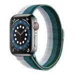 Four-color Rainbow Milanese Watch Band For Apple Watch Series 7 41mm / 6 & SE & 5 & 4 40mm / 3 & 2 & 1 38mm(4)