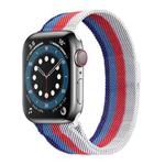 Four-color Rainbow Milanese Watch Band For Apple Watch Series 7 45mm / 6 & SE & 5 & 4 44mm / 3 & 2 & 1 42mm(9)