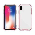 Shockproof TPU Frame + Acrylic Back Panel Protective Case For iPhone XR(Red)