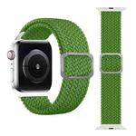 Buckle Braided Elastic Strap Watch Band For Apple Watch Ultra 49mm / Series 8&7 45mm / SE 2&6&SE&5&4 44mm / 3&2&1 42mm(Bright Green)