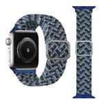 Buckle Braided Elastic Strap Watch Band For Apple Watch Series 7 41mm / 6 & SE & 5 & 4 40mm / 3 & 2 & 1 38mm(Wave Pattern Camouflage)