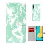 For LG Stylo 7 5G Cloud Fog Pattern Horizontal Flip Leather Case with Holder & Card Slot & Wallet(Mint Green)