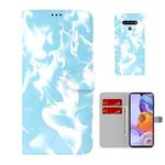 For LG Stylo 6 / K71 Cloud Fog Pattern Horizontal Flip Leather Case with Holder & Card Slot & Wallet(Sky Blue)